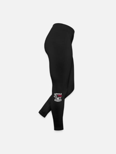 Désolé les filles je vais me marier 2024 - Legging en jersey Femme - noir - Droite