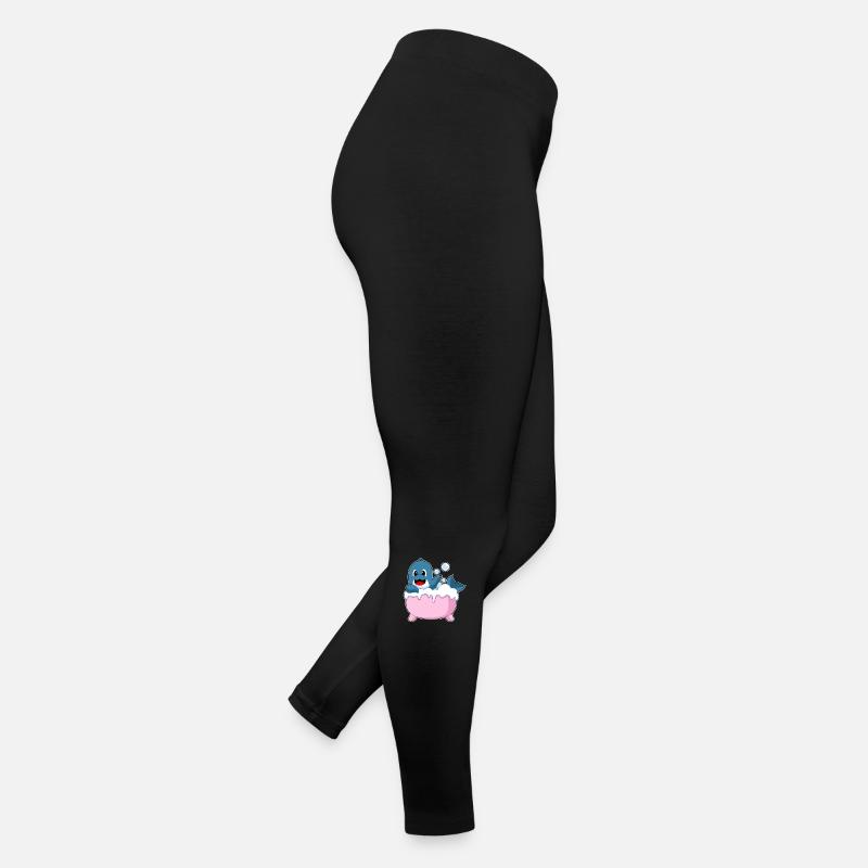 Dolphin Bathing Bathtub Women’s Jersey Leggings