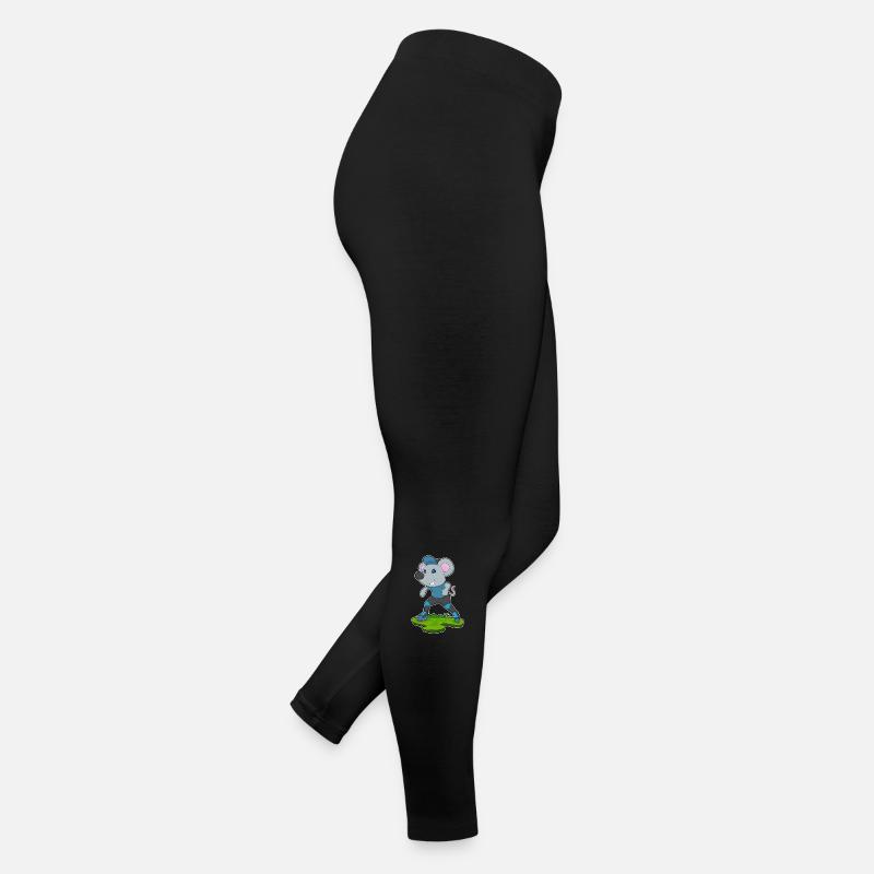 Souris Patins à roues alignées Patins à roulettes Legging en jersey Femme