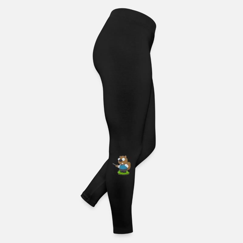 Beaver Teacher Glasses Women’s Jersey Leggings