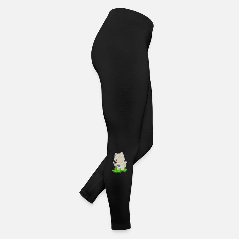 Nourriture pour bols pour chats Legging en jersey Femme