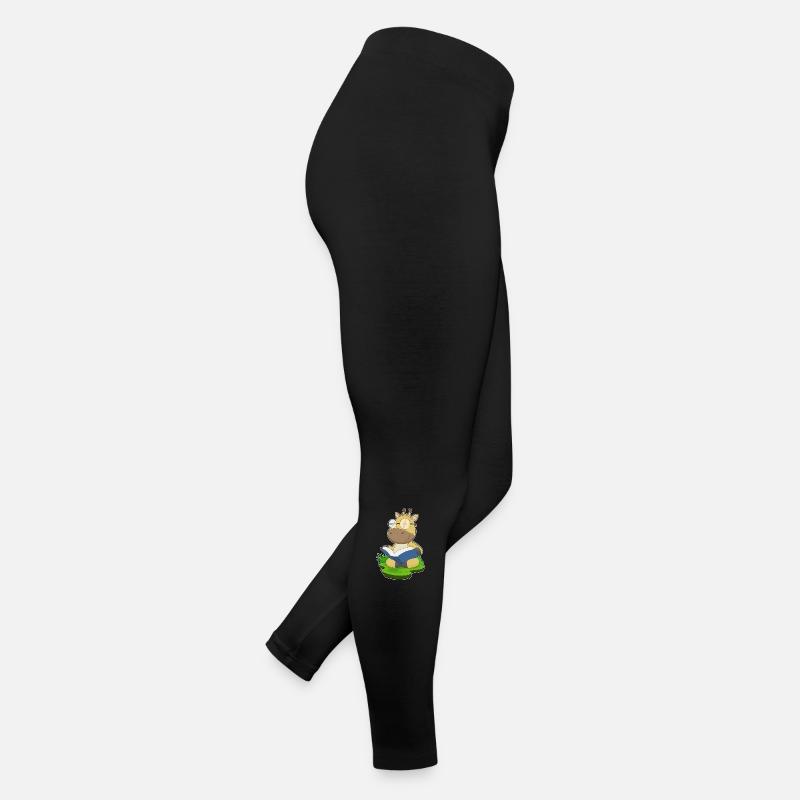 Livre de girafe Nerd Legging en jersey Femme