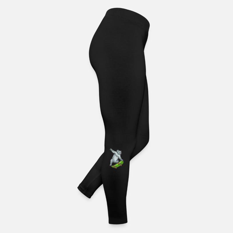 Koala Skater Skateboard Sport Frauen Jersey Leggings
