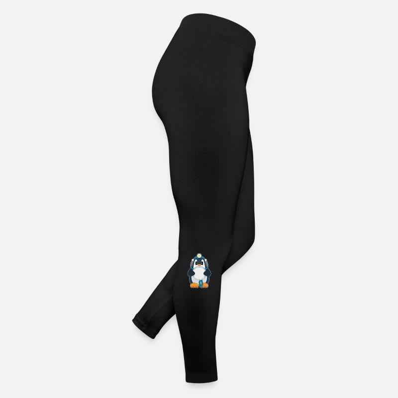 Pinguin Arzt Stethoskop Frauen Jersey Leggings