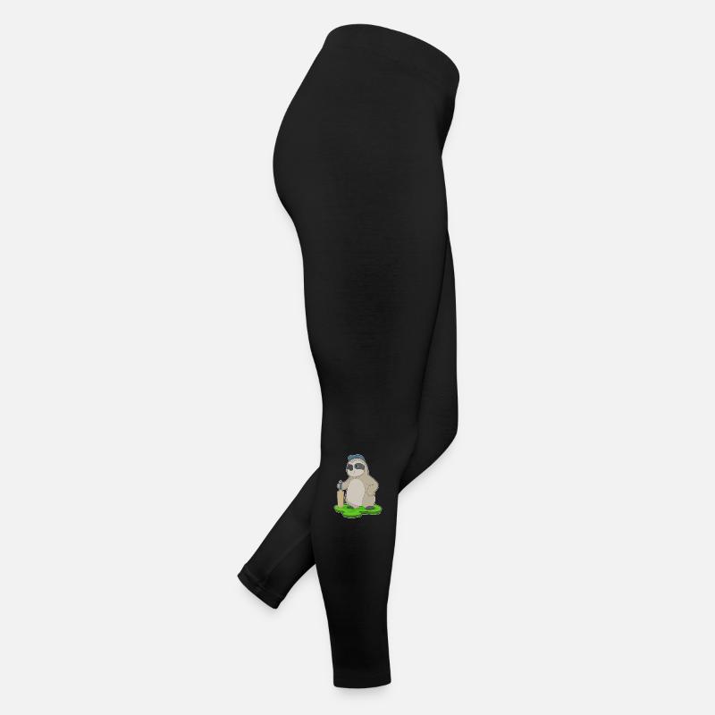 Faultier Cricket Cricketschläger Frauen Jersey Leggings