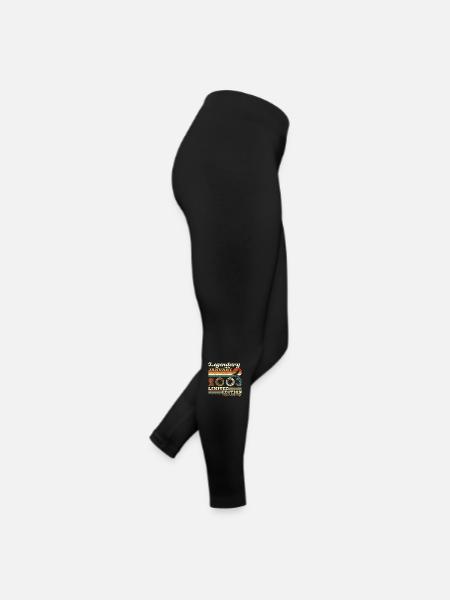 Janvier 2003 Retro Vintage Anniversaire Cadeau - Legging en jersey Femme - noir - Droite