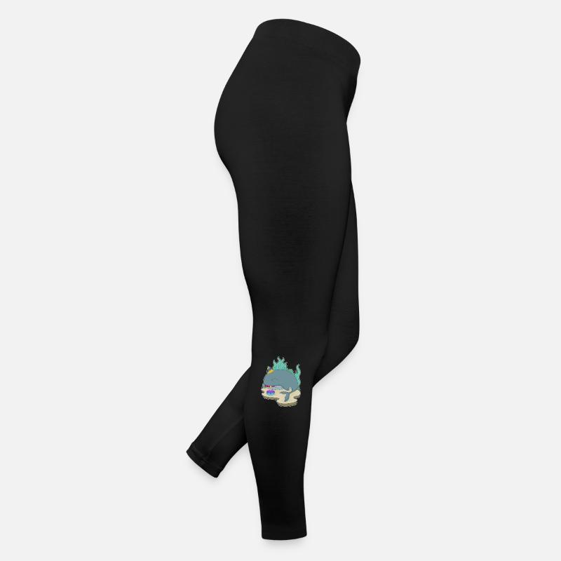 Gâteau d’anniversaire baleine Legging en jersey Femme