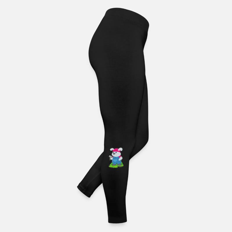 Marteau de charpentier de lapin Legging en jersey Femme