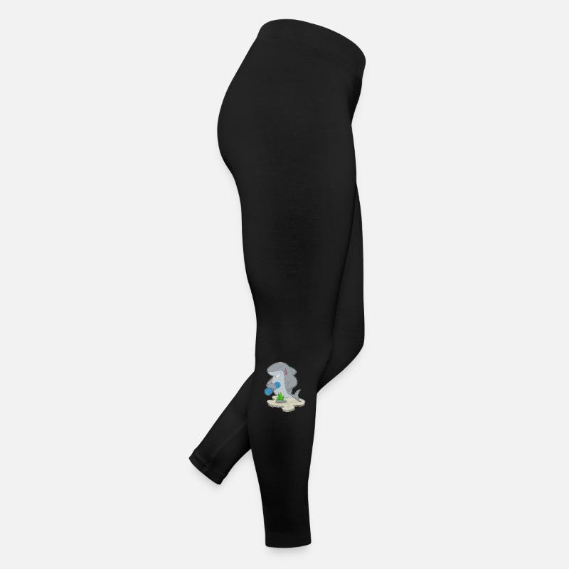 Shark Bodybuilder Musculation avec haltères Legging en jersey Femme