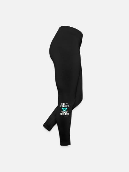Driving Instructor Koalafied Drive Tutor - Frauen Jersey Leggings - Schwarz - Rechts