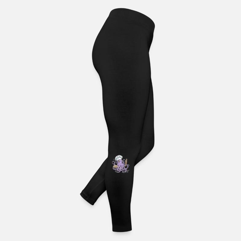 Krake Bäcker Brot Frauen Jersey Leggings