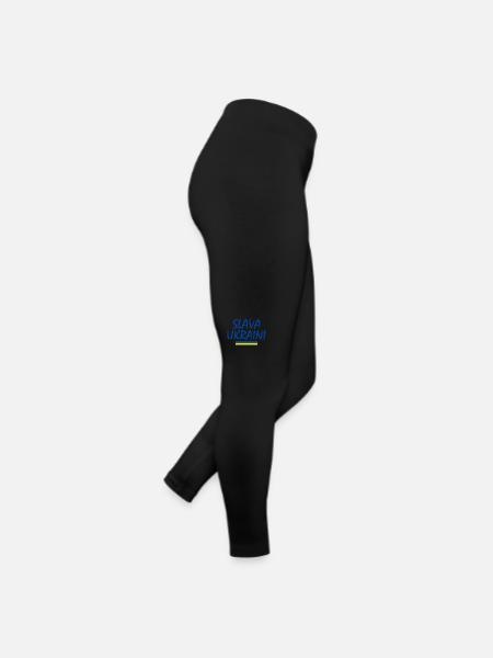 Slava ukraini - Legging en jersey Femme - noir - Droite