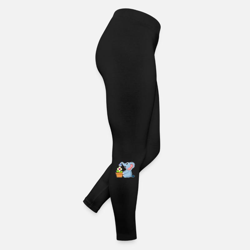 Fleur de pot de fleurs d’éléphant Legging en jersey Femme