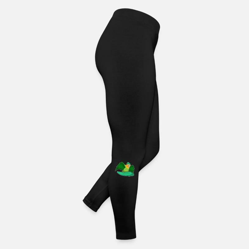 Papagei Snowboard Wintersport Frauen Jersey Leggings