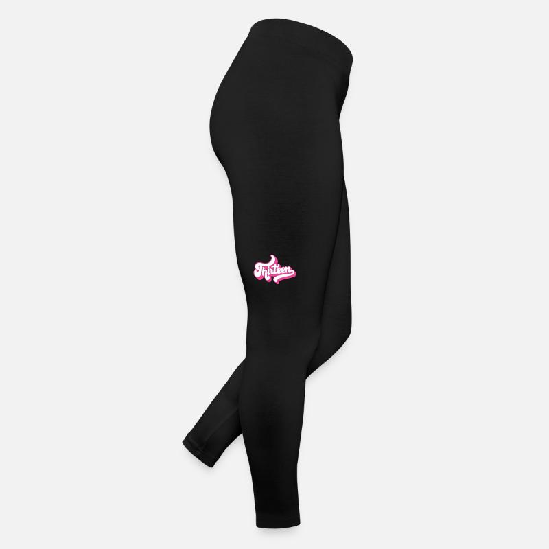 13th Birthday Gift, Hello Thirteen, 13 Years Old Women’s Jersey Leggings