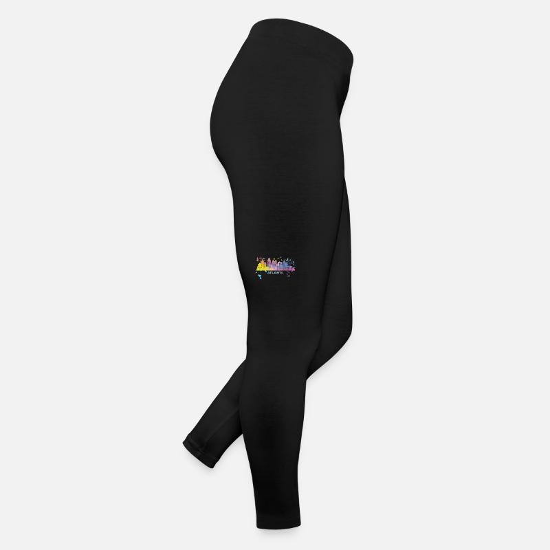 Atlantans Skyline Atlanta Legging en jersey Femme