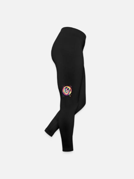 Pickleball Colorsplash Wiffleball Club - Women’s Jersey Leggings - black - Right