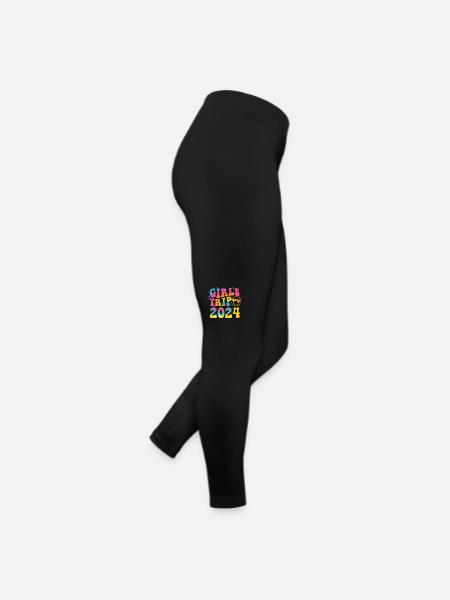 Week-end des filles Femmes Voyage des filles 2024 - Legging en jersey Femme - noir - Droite