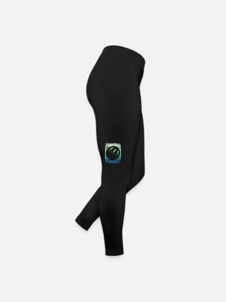 Pickleball Vintage Wiffleball Club - Women’s Jersey Leggings - black - Right