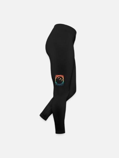 Pickleball Vintage Wiffleball Club - Women’s Jersey Leggings - black - Right