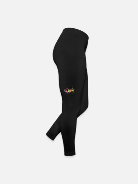 Heavy Duty Bike Cargo Bike Cargo Bike Cargo Bike - Women’s Jersey Leggings - black - Right