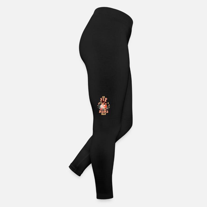 Moms Weekend Oh Sip It's A Moms Trip Frauen Jersey Leggings