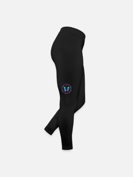 Sensibilisation à la prévention du suicide - Legging en jersey Femme - noir - Droite