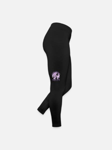 Cancer Witch Lavender Cancer Awareness - Women’s Jersey Leggings - black - Right