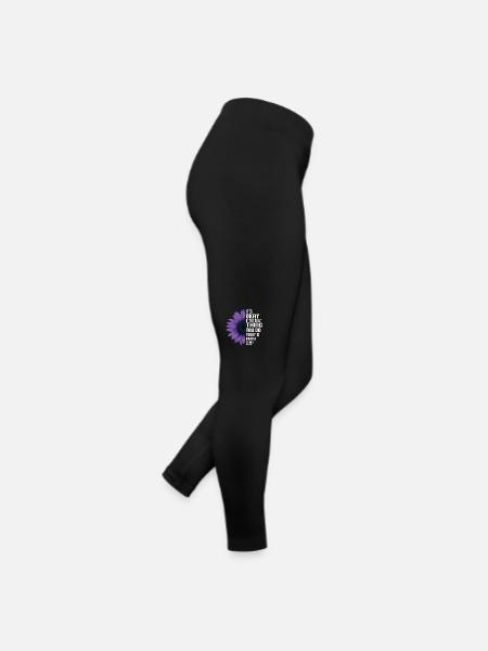 Sensibilisation à la prévention du suicide - Legging en jersey Femme - noir - Droite