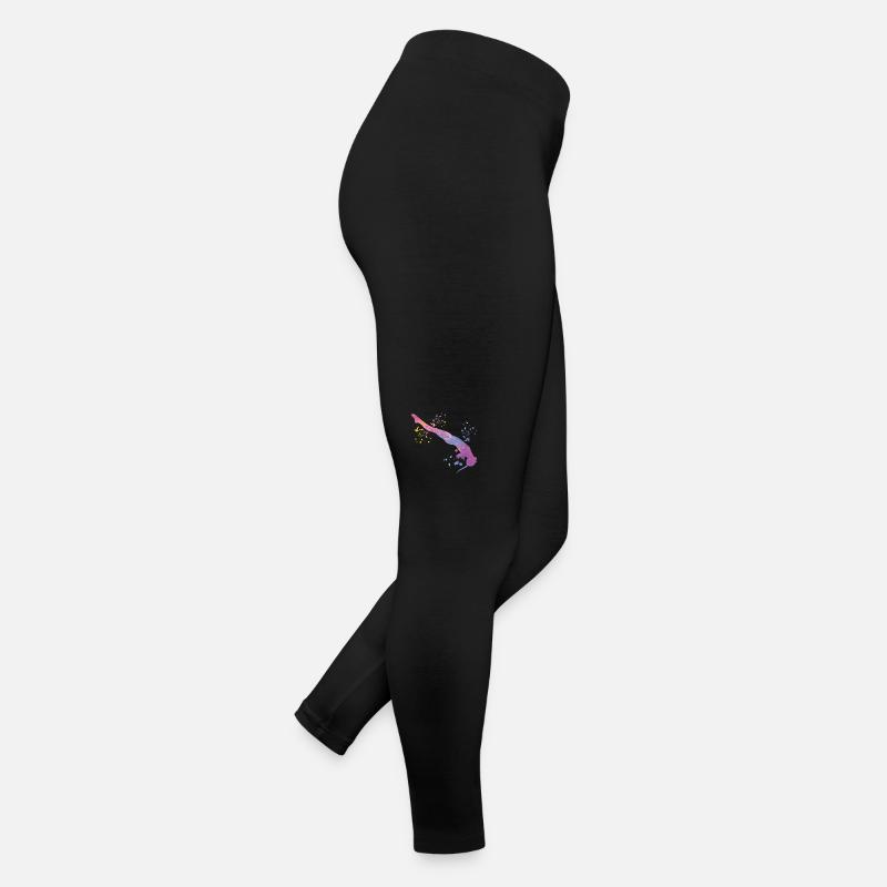 Synchronized Water Diver High Diver Women’s Jersey Leggings