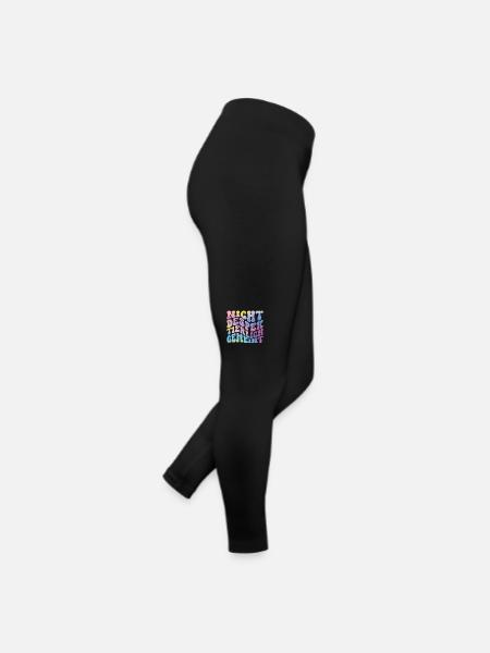 Nicht Despektierlich Gemeint - Frauen Jersey Leggings - Schwarz - Rechts