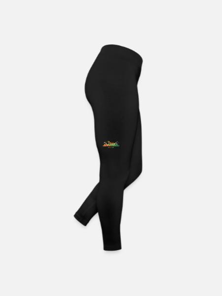 Dallasite Skyline Dallas - Women’s Jersey Leggings - black - Right