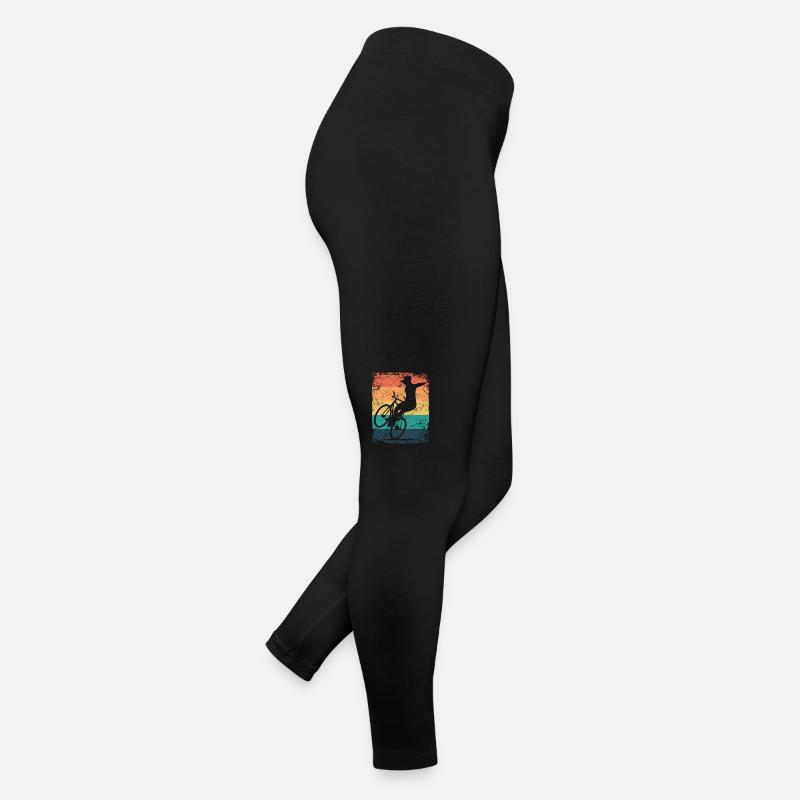 Kunstradfahren Kunstradfahrer - Frauen Jersey Leggings - Schwarz