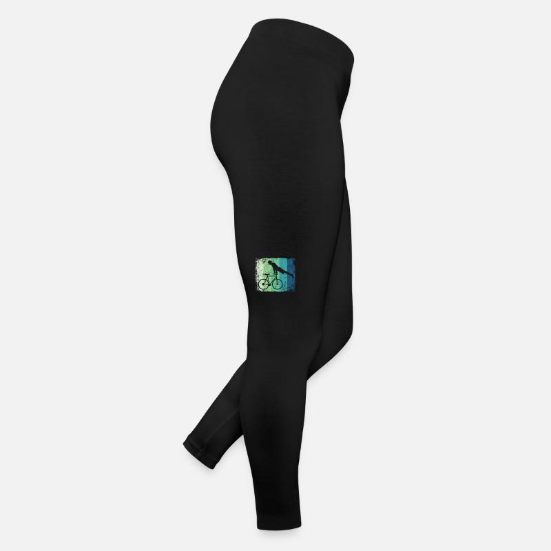 Kunstradfahren Kunstradfahrer - Frauen Jersey Leggings - Schwarz