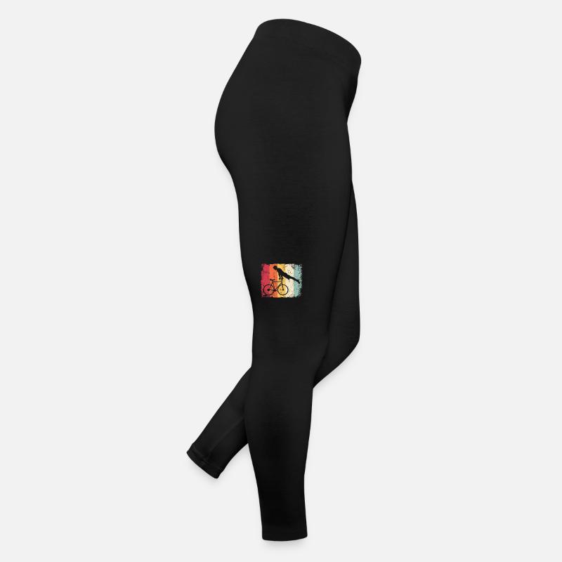 Kunstradfahren Kunstradfahrer - Frauen Jersey Leggings - Schwarz