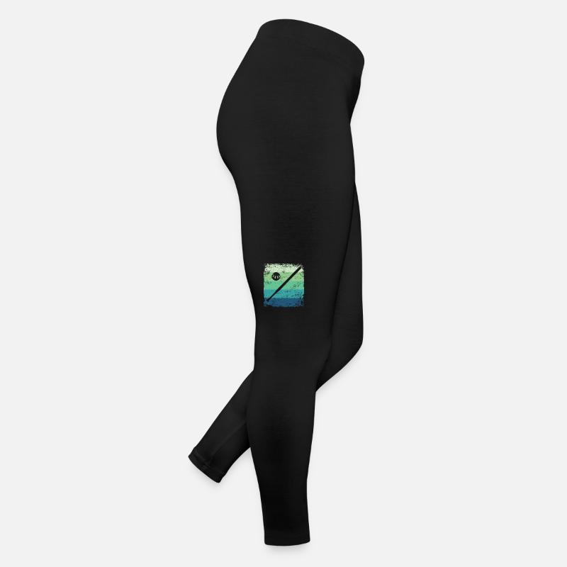 Équipe de pickleball rétro du Wiffleball Club Legging en jersey Femme