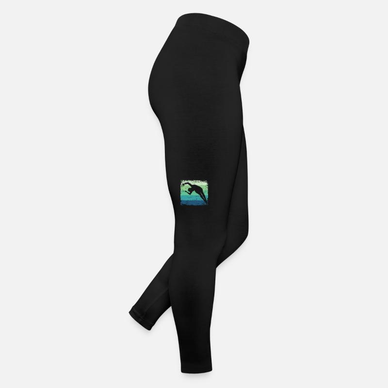 Synchronisierter Wassertaucher High Diver Frauen Jersey Leggings