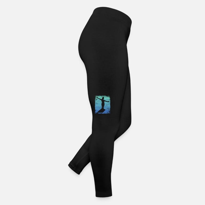 Synchronized Water Diver High Diver Women’s Jersey Leggings