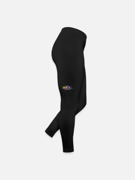 Jacksonvillians Skyline Jacksonville - Frauen Jersey Leggings - Schwarz - Rechts