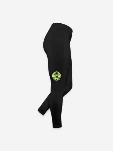 Cancer Lime Lymphome non hodgkinien - Legging en jersey Femme - noir - Droite