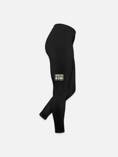 Weird Moms Build Character - Women’s Jersey Leggings - black - Right
