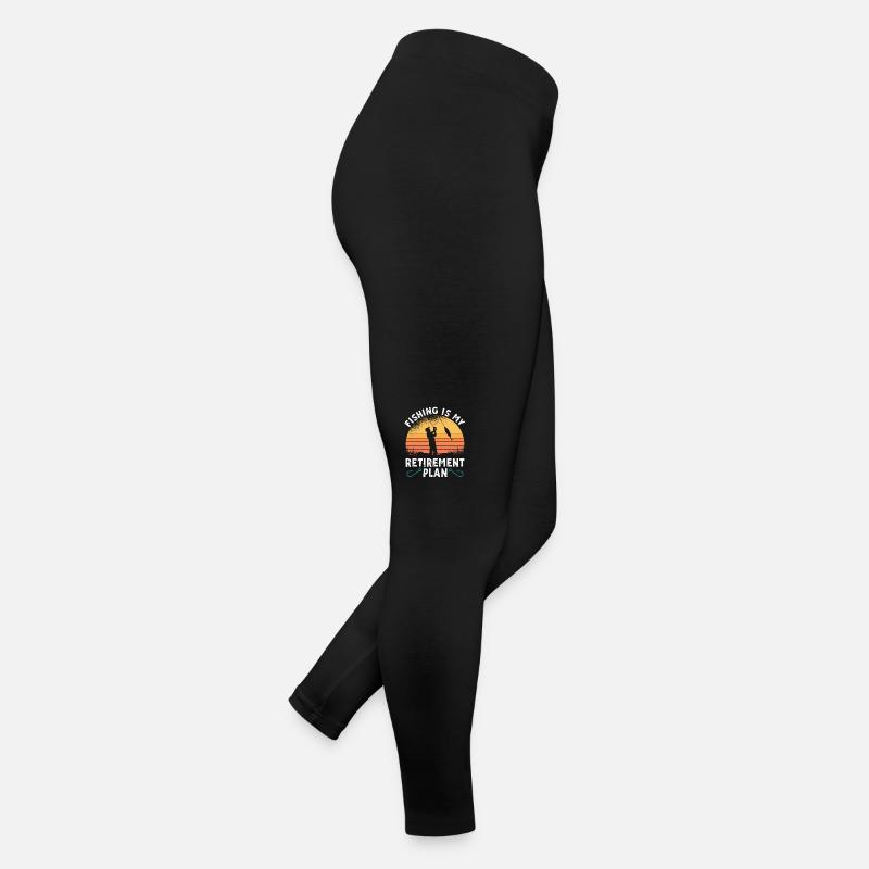 La pêche est mon plan de retraite Sportfischer Angler Legging en jersey Femme