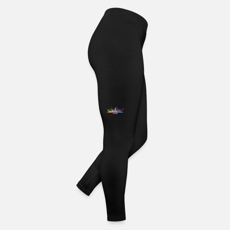 Miamian Skyline Miami Frauen Jersey Leggings