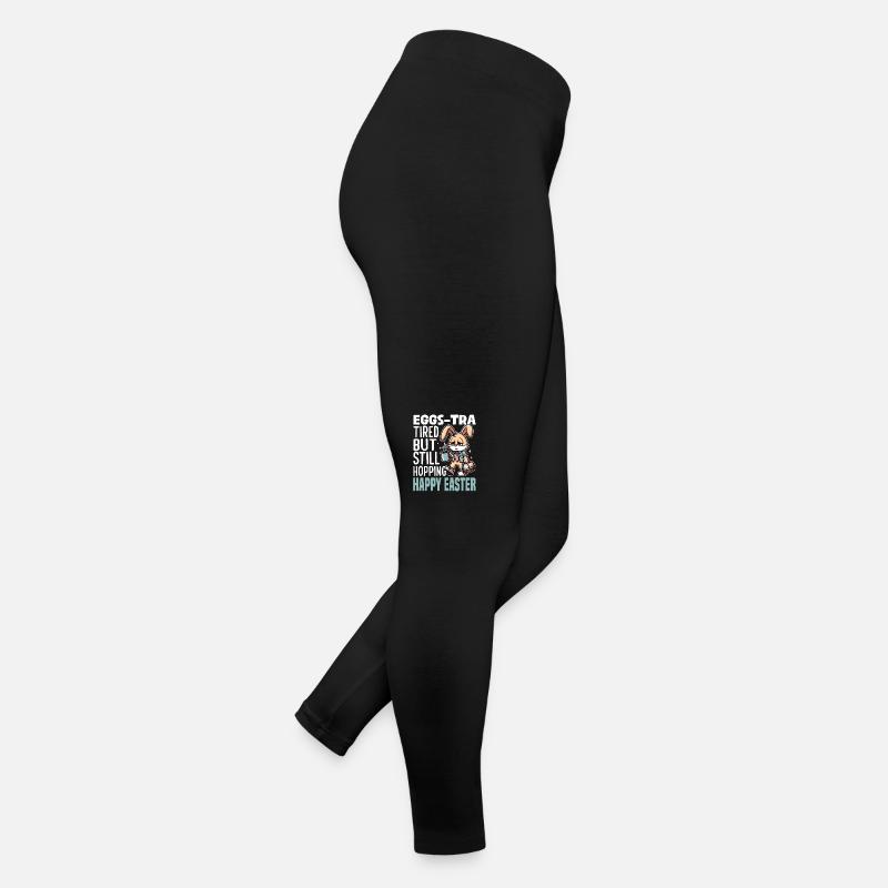 EGGS-TRA MÜDE, ABER IMMER NOCH HÜPFEND FROHE OSTERN Frauen Jersey Leggings