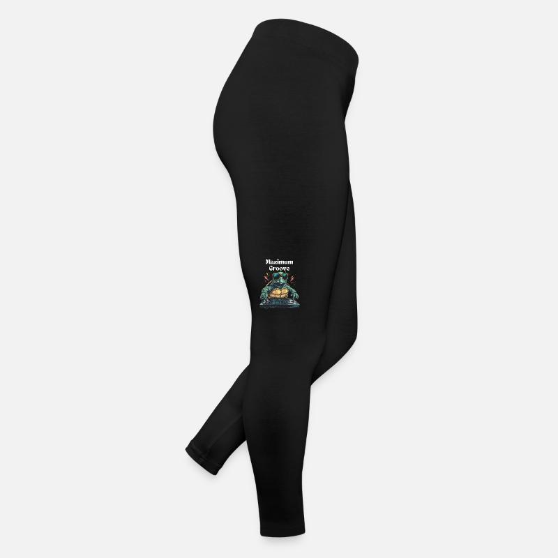 Maximum Groove - Tortue DJ cool Legging en jersey Femme
