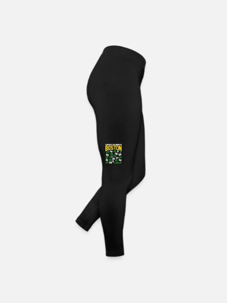 LEGENDS ARE BORN IN BOSTON - BASKET - Women’s Jersey Leggings - black - Right
