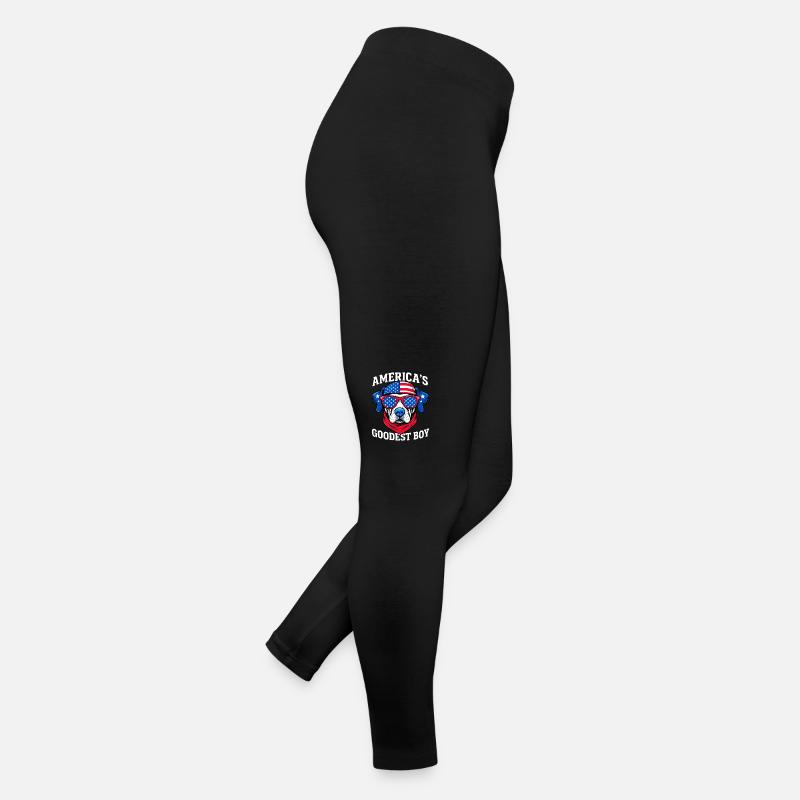 America’s Goodest Boy Dog Women’s Jersey Leggings