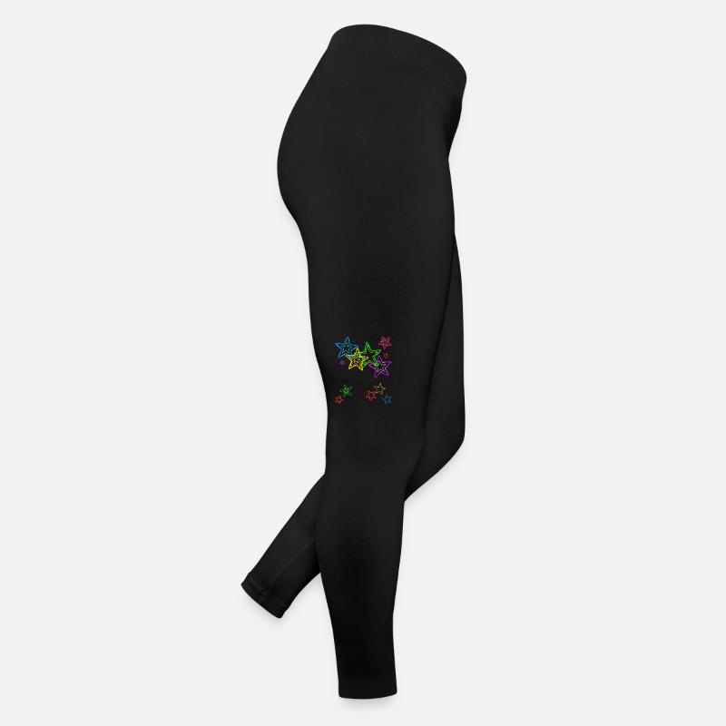 Étoiles colorées Legging en jersey Femme