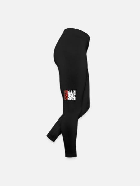 Das ist kein Japanisch Geh mal Bier holen Malle - Frauen Jersey Leggings - Schwarz - Rechts
