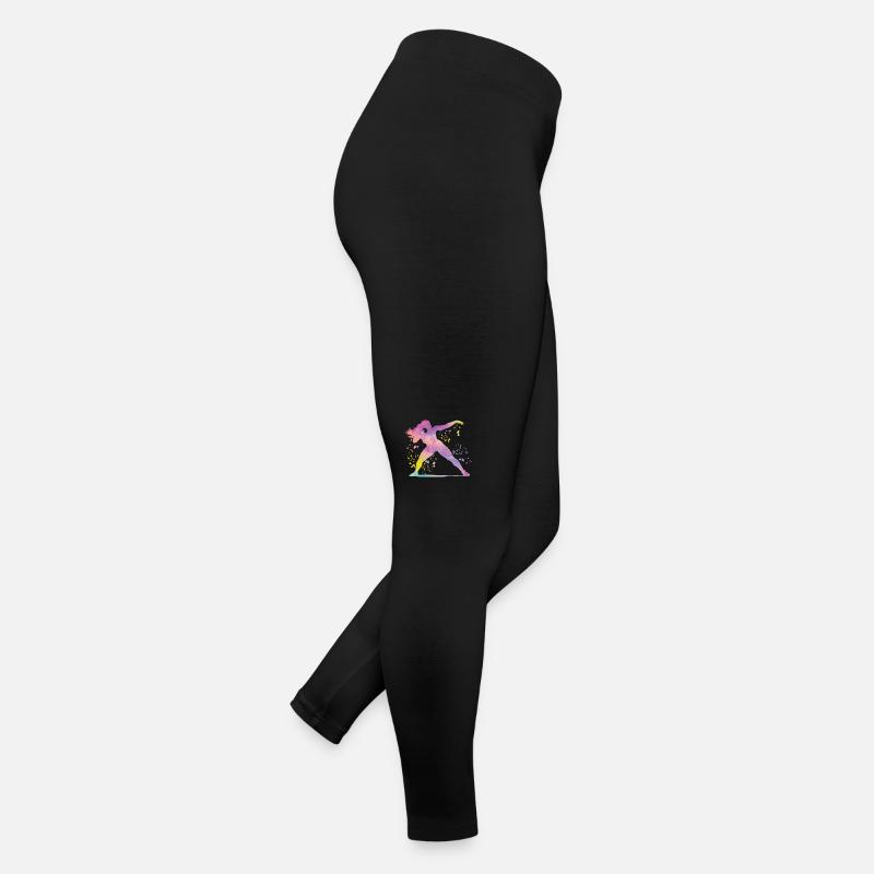 Lanceur de poids Colorsplash Lancer de poids Legging en jersey Femme